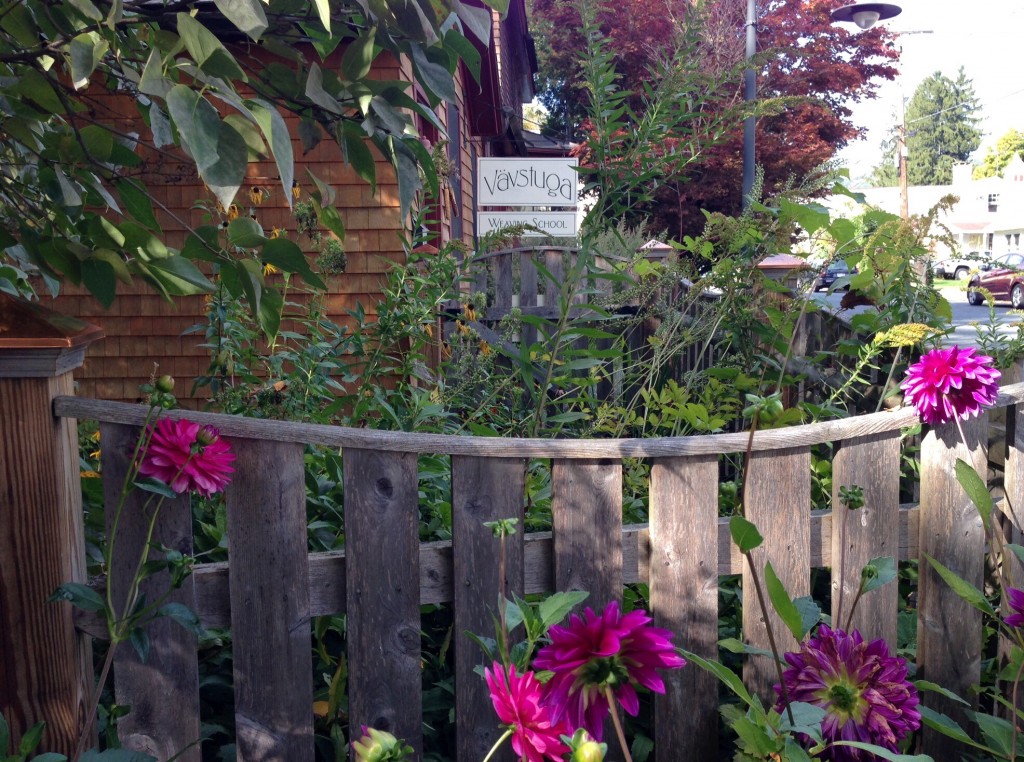 Vavstuga Weaving School, next to the Bridge of Flowers in Shelburne Falls, MA