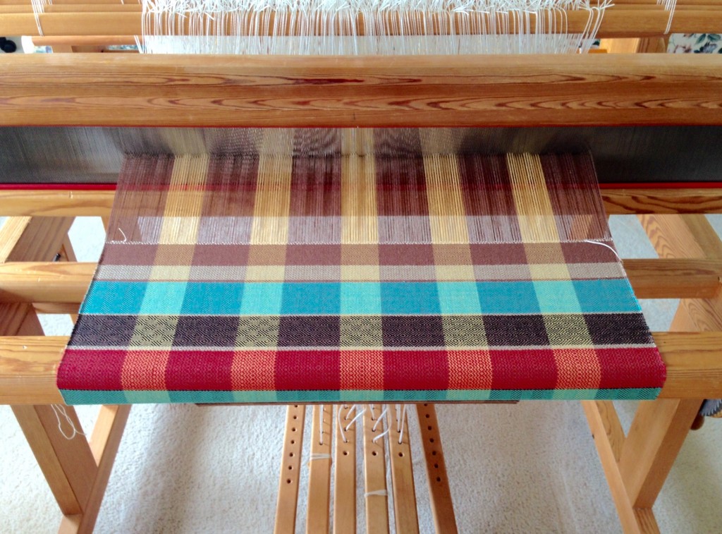 Just finished weaving 10 meter warp.
