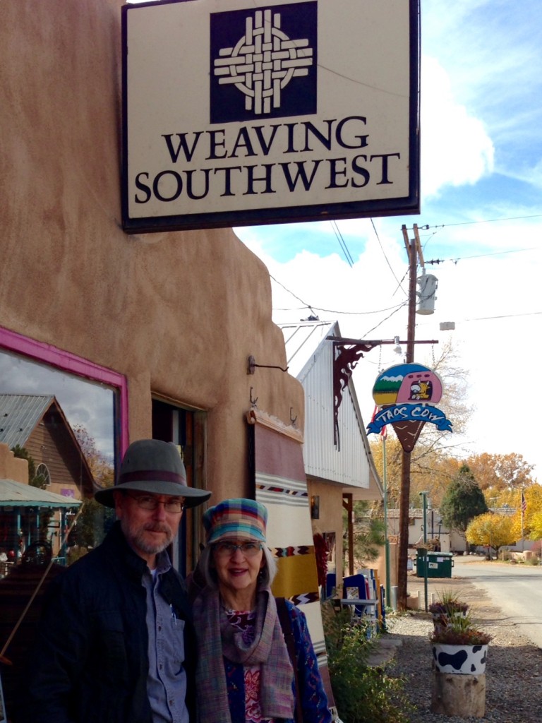 Weaving Southwest in Arroyo Seco, NM. Beautiful tapestries, yarns, and looms inside!