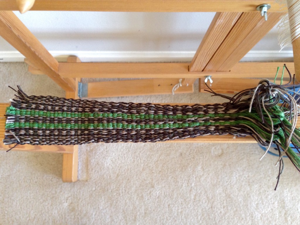 How NOT to weave on the band loom.