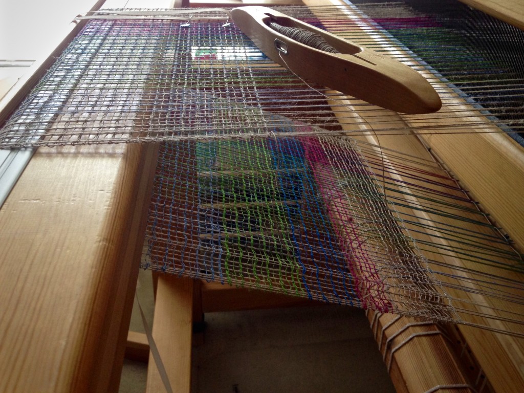 Weaving linen air. Karen Isenhower