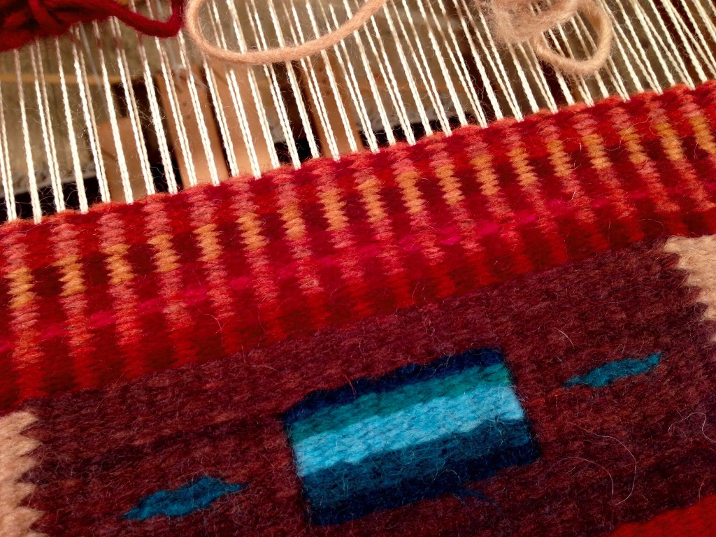 Tapestry class at Weaving Southwest.