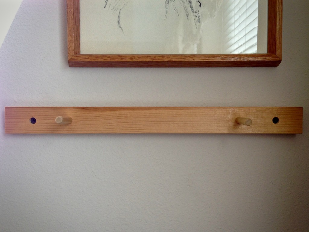 Super simple tapestry frame holder.