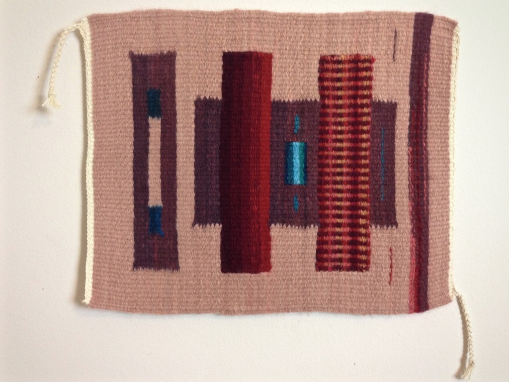 Study in verticals from class at Weaving Southwest in NM.