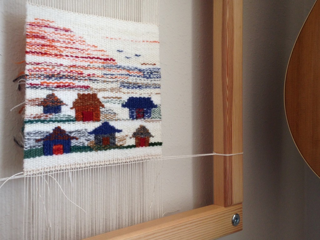 Sun Rising. Small tapestry project on Freja loom.