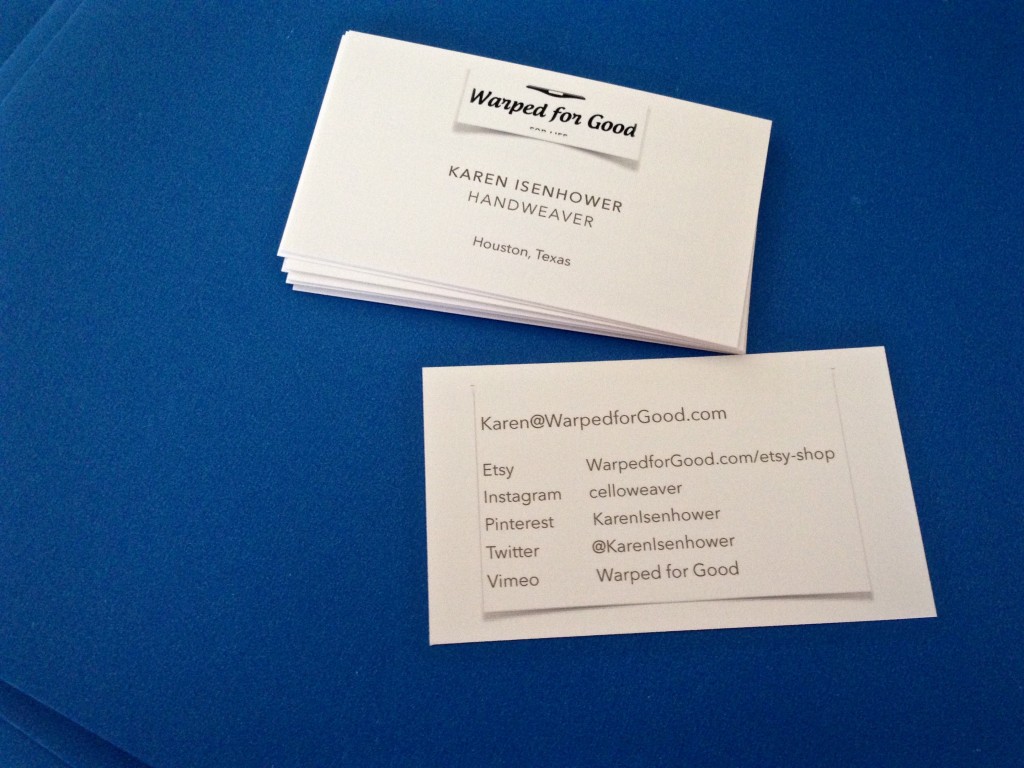 Social media business cards