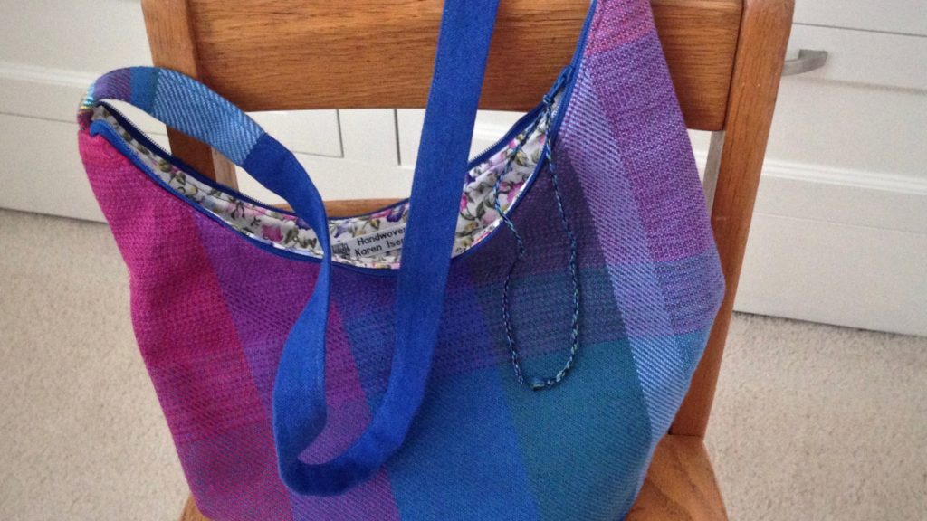 Handwoven handbag. Karen Isenhower