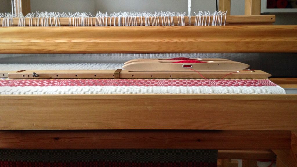 Monksbelt on the Glimakra Standard loom.