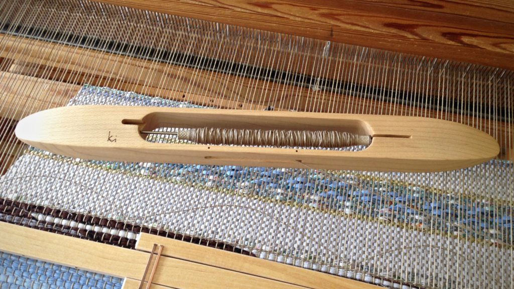 Weaving header for rag rug. How to.