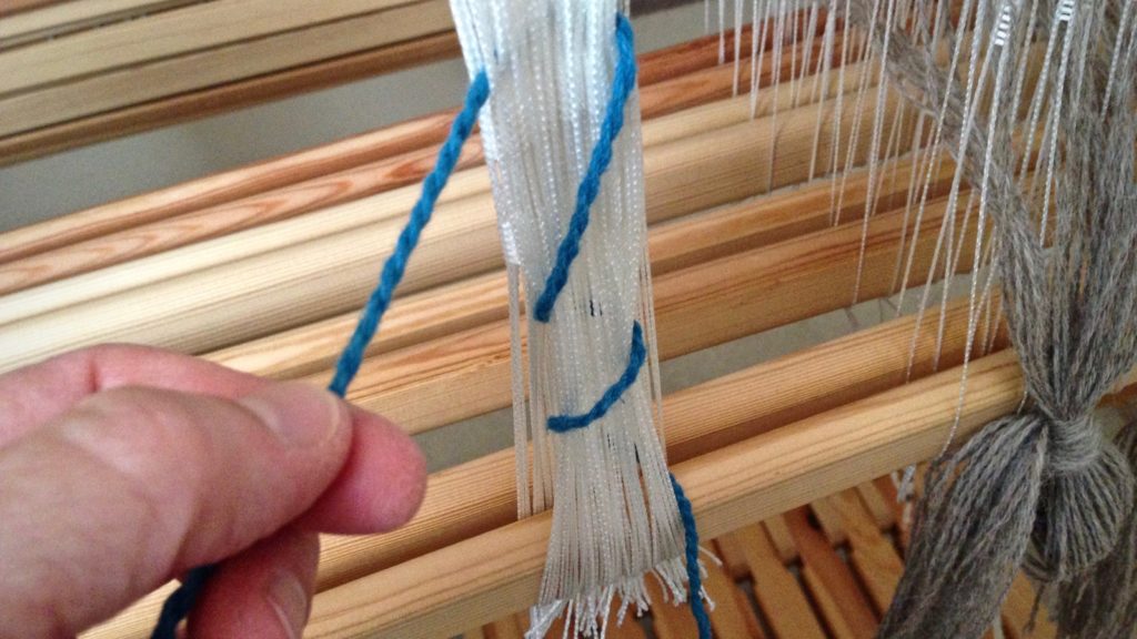 How to tie up Texsolv heddles.