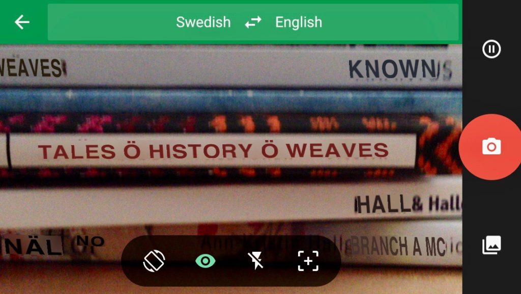 Using Google Translate to read Swedish weaving books.