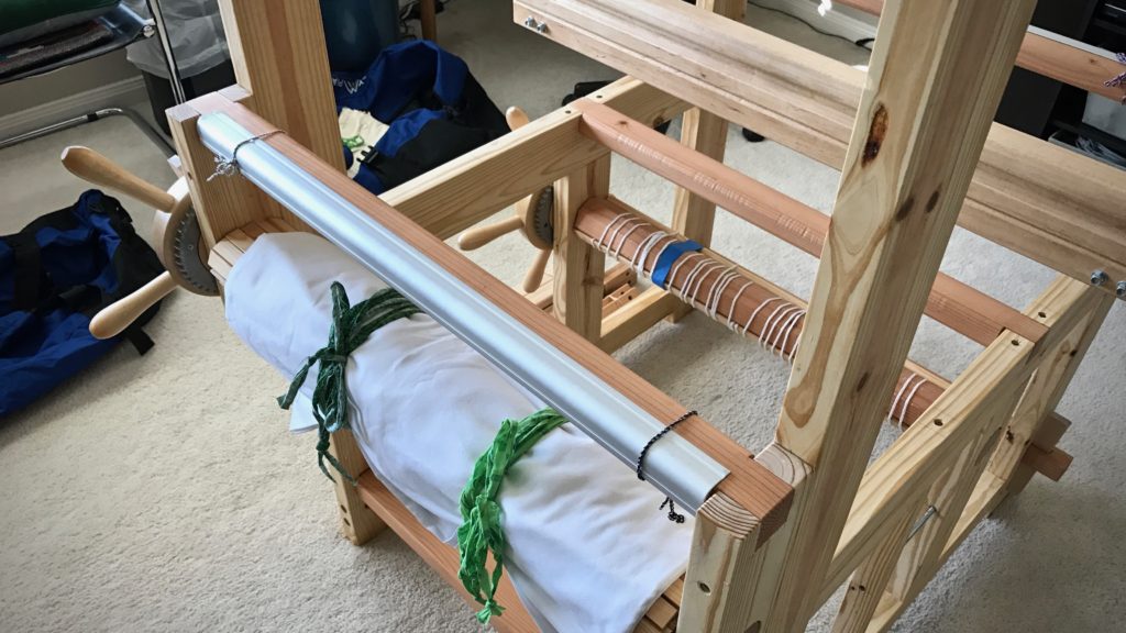 Ready to take the loom apart to move it.