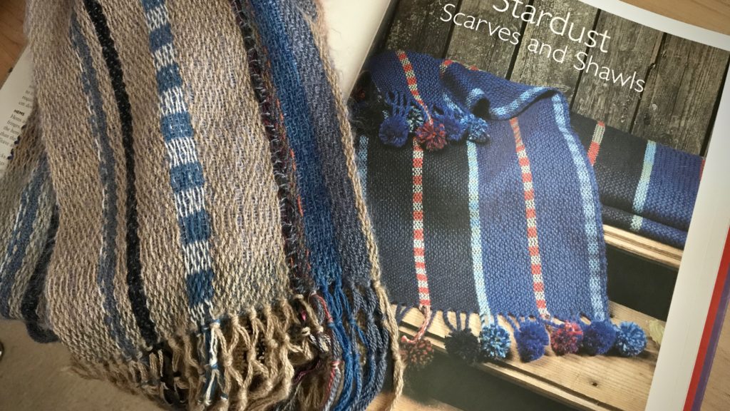 "Stardust" scarf from "Happy Weaving from Vävmagasinet."