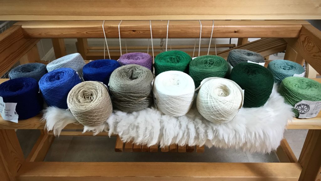 Mora wool. Getting ready for woven transparency!