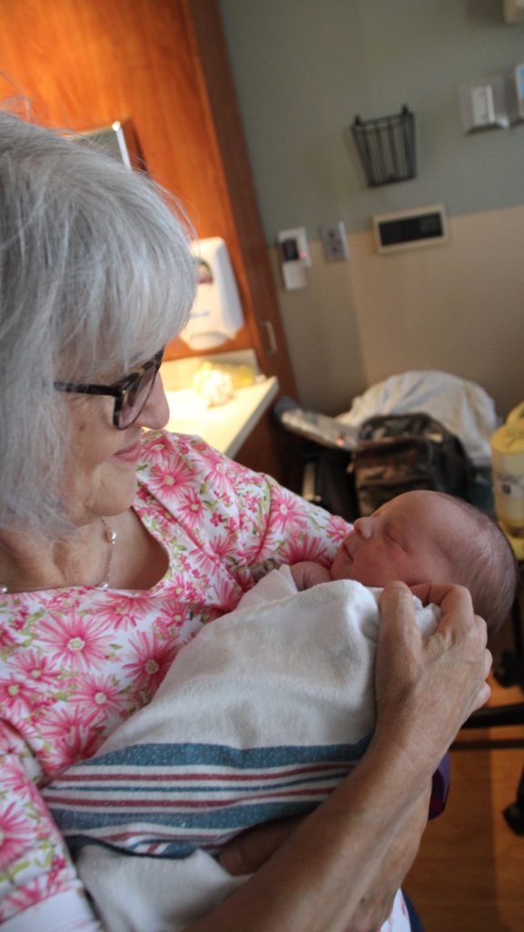 Welcoming a new grandson into the world!