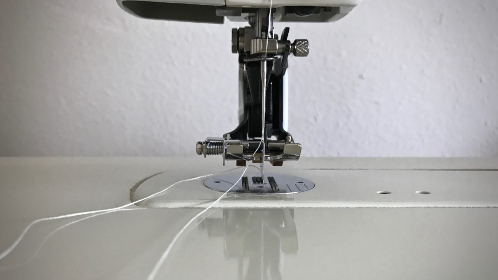 Bernina walking foot with stitch guide.