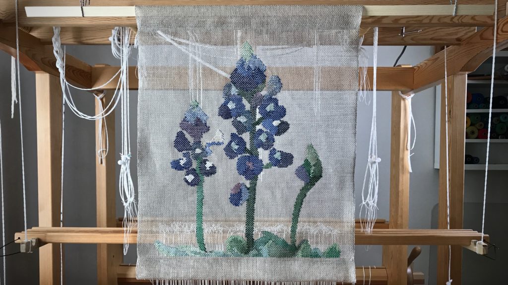 Texas Bluebonnets transparency. Karen Isenhower