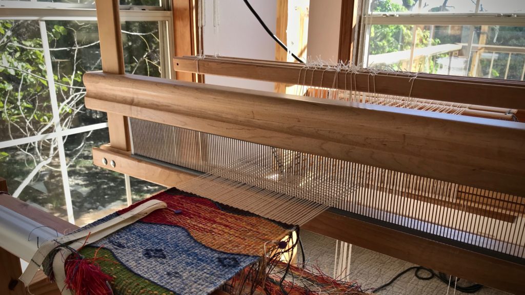 Peaceful setting for the weaving loom!
