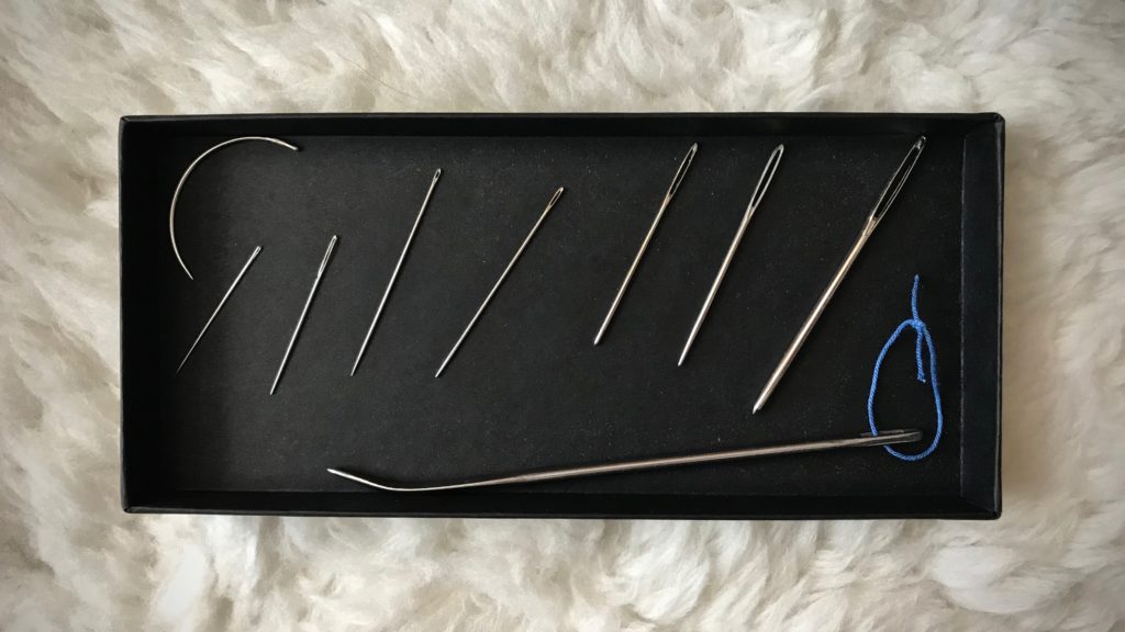 The 9 needles I use most for handweaving.