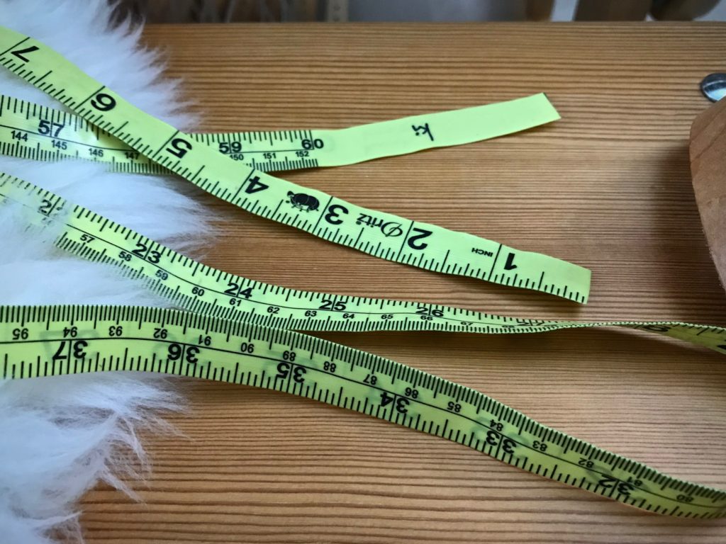 Tape measure, in constant use at the loom. Let me count the ways...