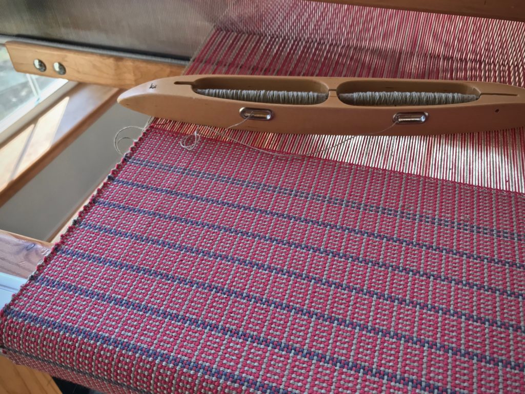 Variety of stripes with color and weave placemats.