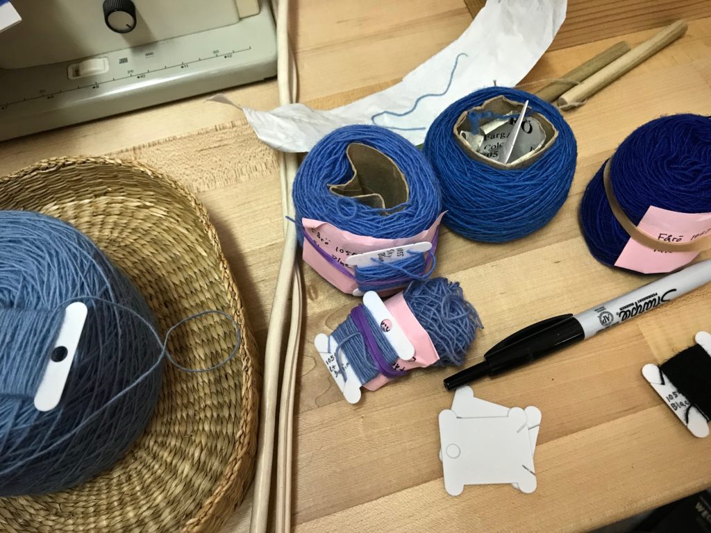 Preparing for some travel tapestry weaving.