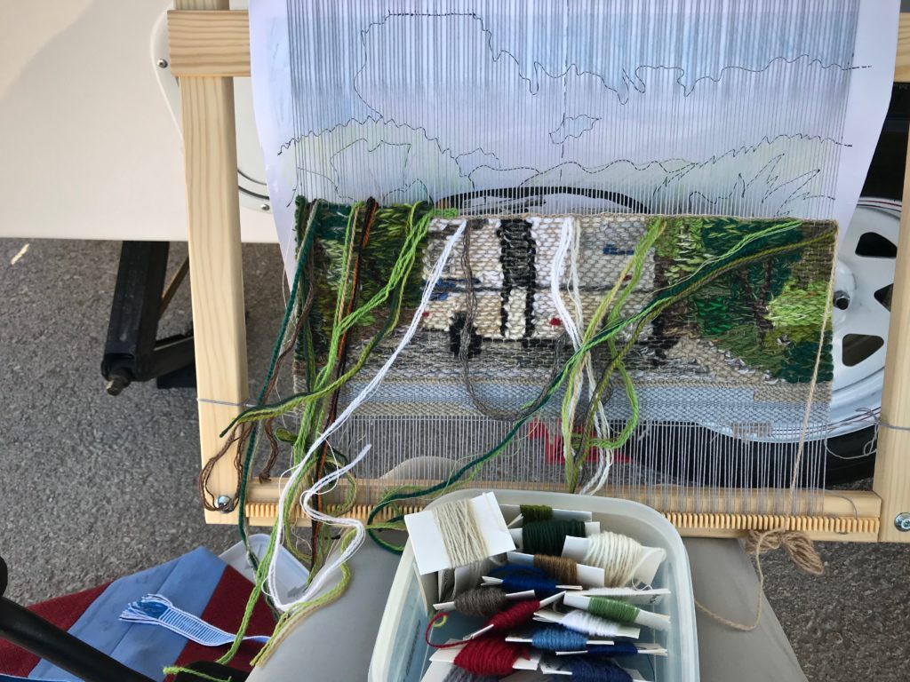 Casita Travel Trailer - tapestry in progress!