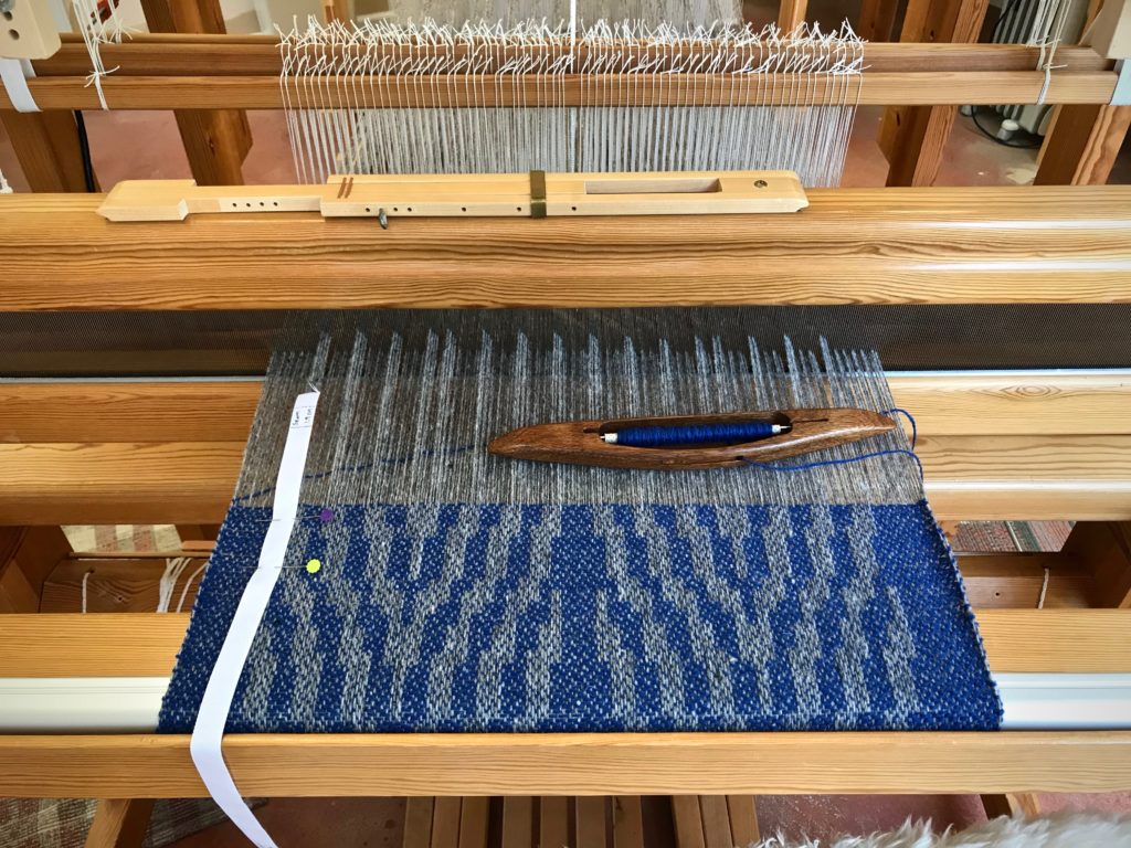 Drawloom, making garment fabric.