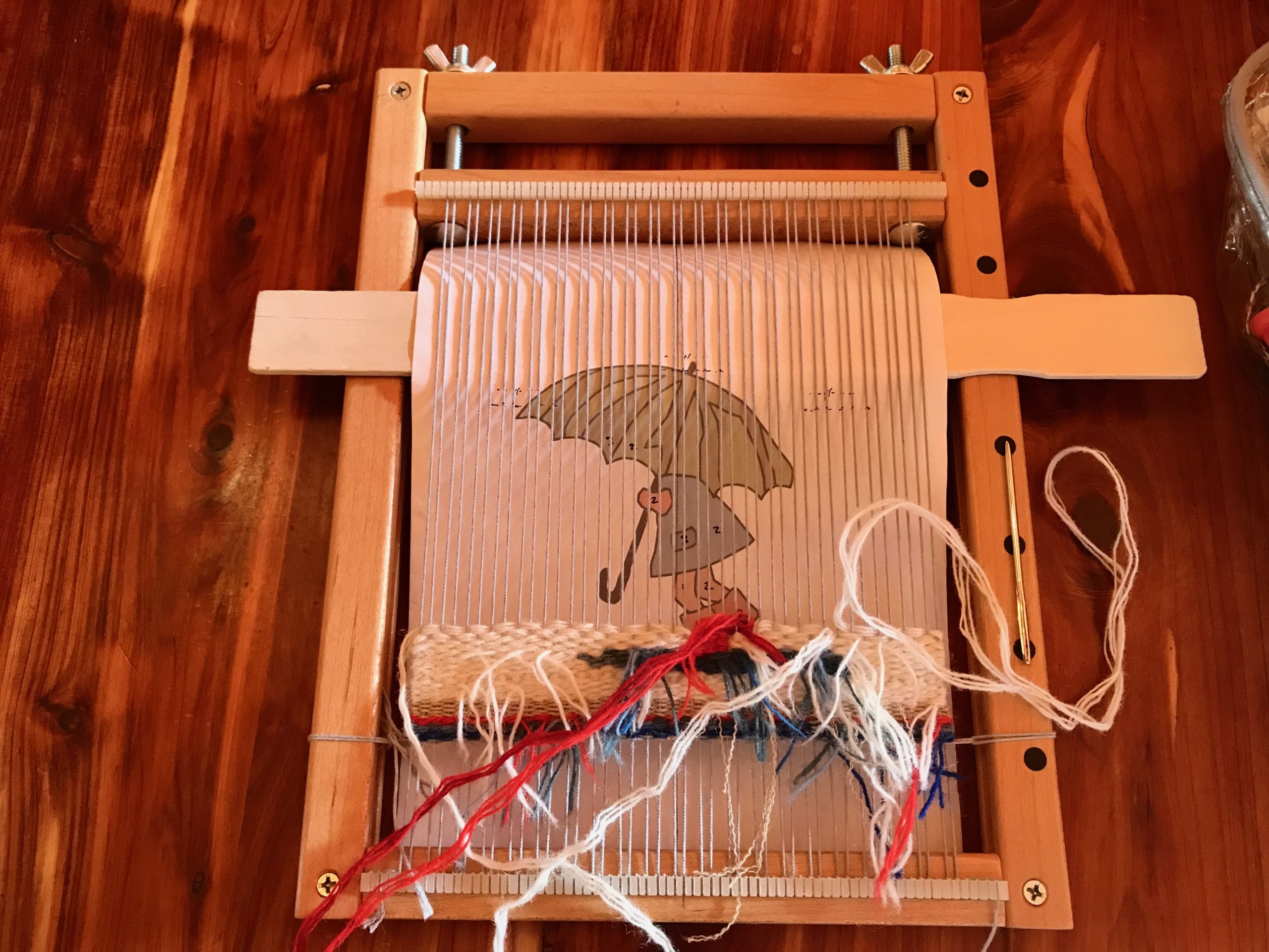 Free Style Tapestry Weaving on a Rigid Heddle Loom