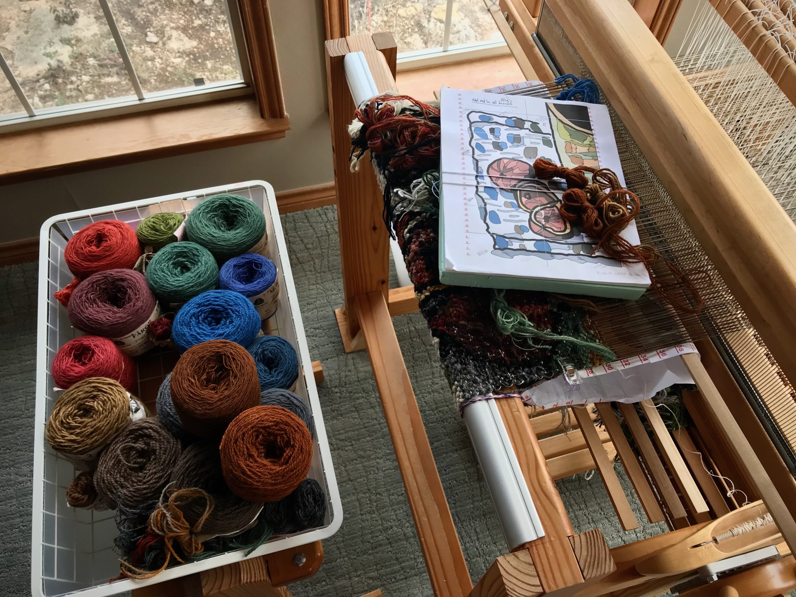 Choosing Yarn for Weaving on a Floor Loom 